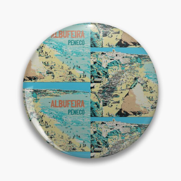 Item preview, Illustration of Peneco Beach, Albufeira, Algarve, Portugal designed and sold by Lemomo-artworks.
