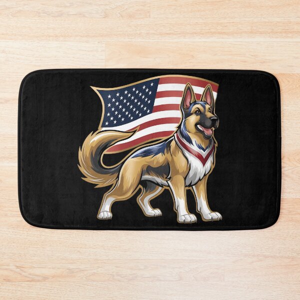 Item preview, American German Sheppard 4th of July designed and sold by PlanetMarker.