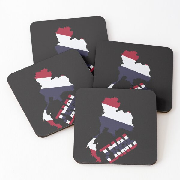 Item preview, Thailand Flag Map Bangkok designed and sold by AnimalsDH305.