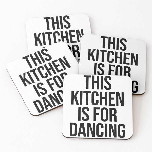Item preview, This kitchen is for dancing (white tone) designed and sold by Paigaam.