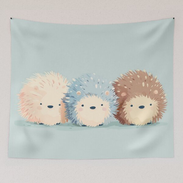 Item preview, Hedgehog family designed and sold by Parn Promsuwan.