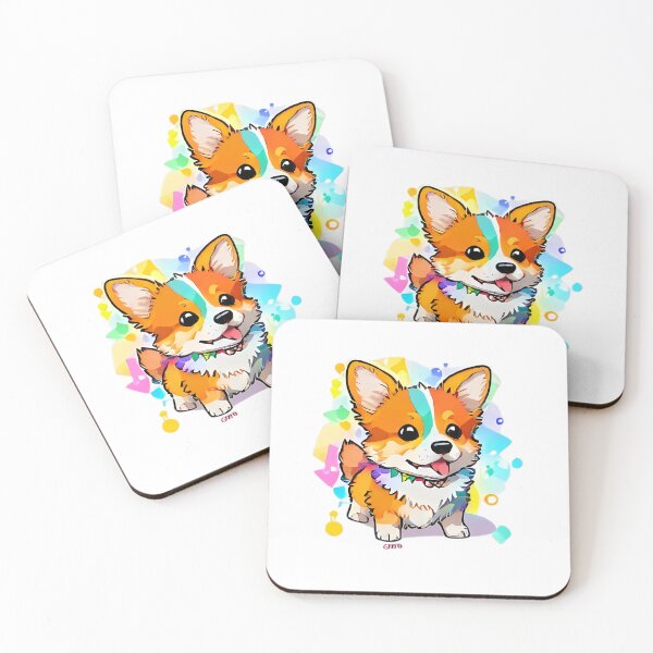 Item preview, Rainbow Corgi: Prideful and Playful Cute Fashion Tee designed and sold by WitMeme.