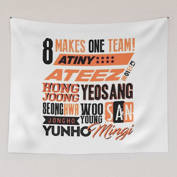 Item preview, 8 make one team ATEEZ Golden hour work kpop atiny designed and sold by Kpop-Noona.