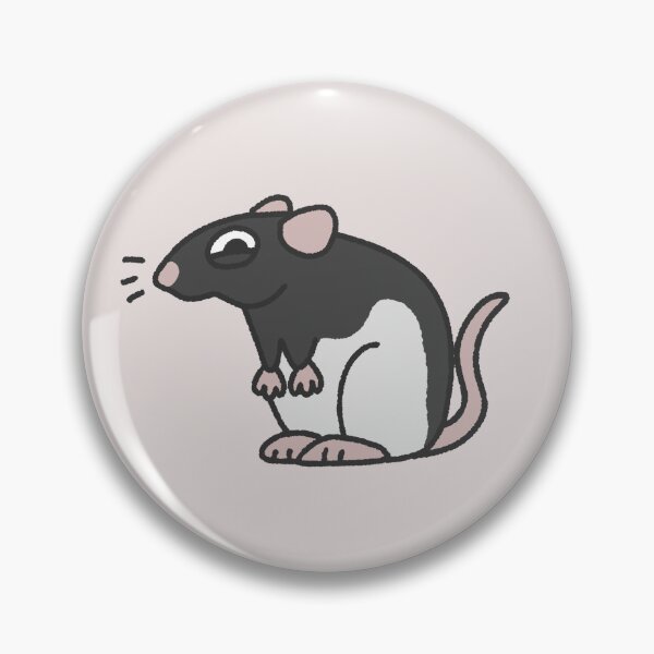 Item preview, Black hooded pet rat designed and sold by loulou-artifex.