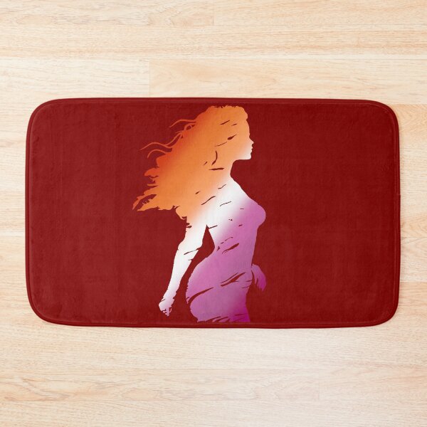 Item preview, Beautiful Silhouette of a woman in Lesbian Pride Flag Colors, Lesbian Art designed and sold by Travelslightly.