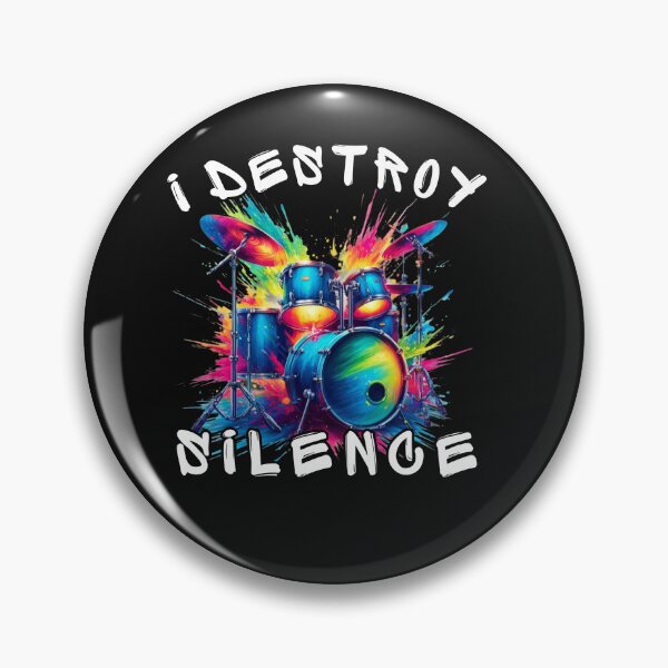 Item preview, I destroy silence drummer designed and sold by MilkyForest.