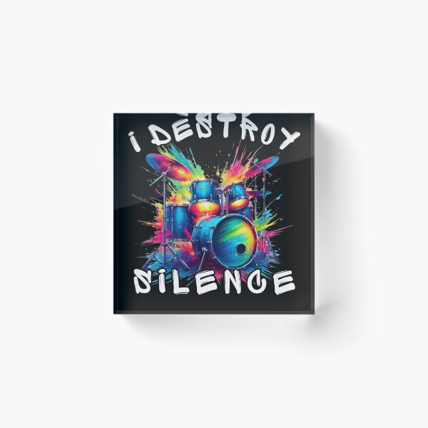 Item preview, I destroy silence drummer designed and sold by MilkyForest.