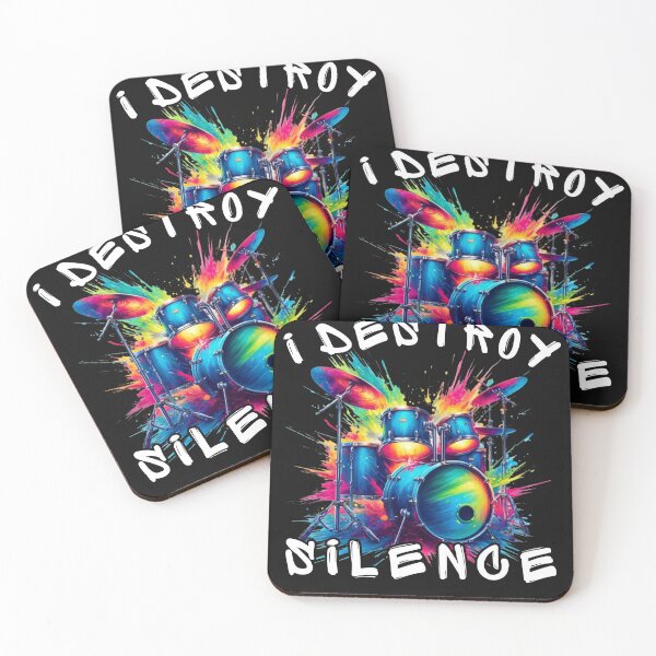 Item preview, I destroy silence drummer designed and sold by MilkyForest.