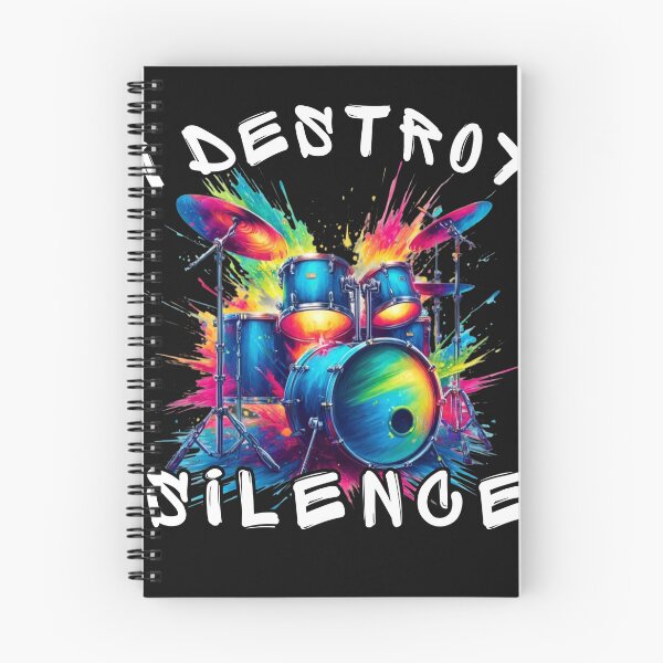 Item preview, I destroy silence drummer designed and sold by MilkyForest.