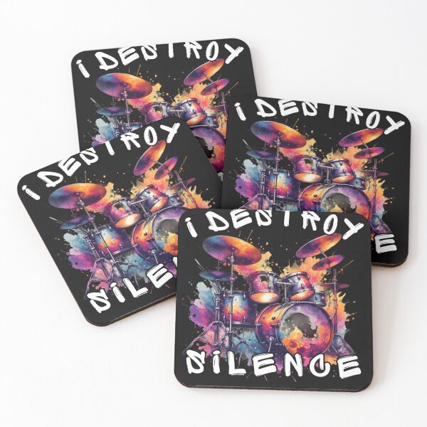 Item preview,  I destroy silence drummer designed and sold by MilkyForest.