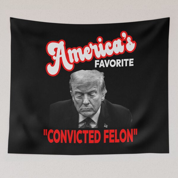 Item preview, Americas favorite convicted felon  designed and sold by Colorfulman.