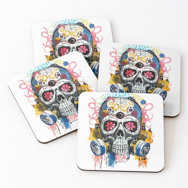 Item preview, Abstract Skull With Respirator designed and sold by DividedFortune.
