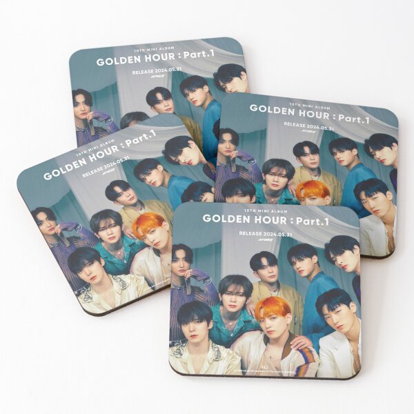 Item preview, 8 make one team ATEEZ Golden hour work kpop atiny designed and sold by Kpop-Noona.