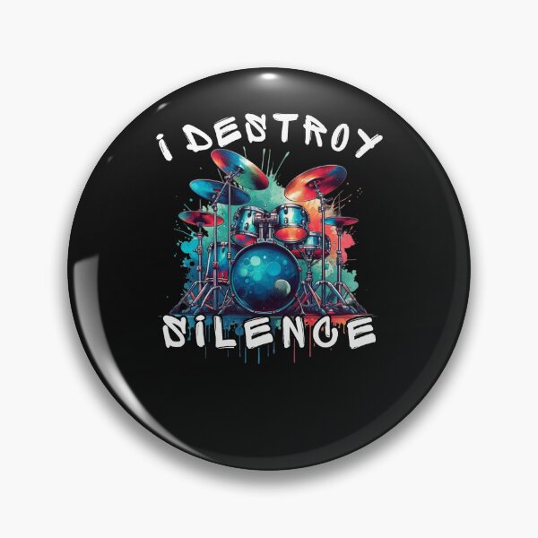 Item preview, I destroy silence drummer designed and sold by MilkyForest.