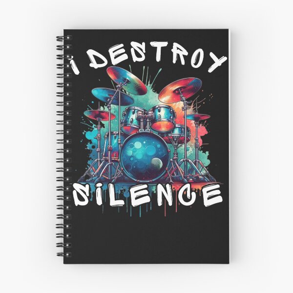 Item preview, I destroy silence drummer designed and sold by MilkyForest.