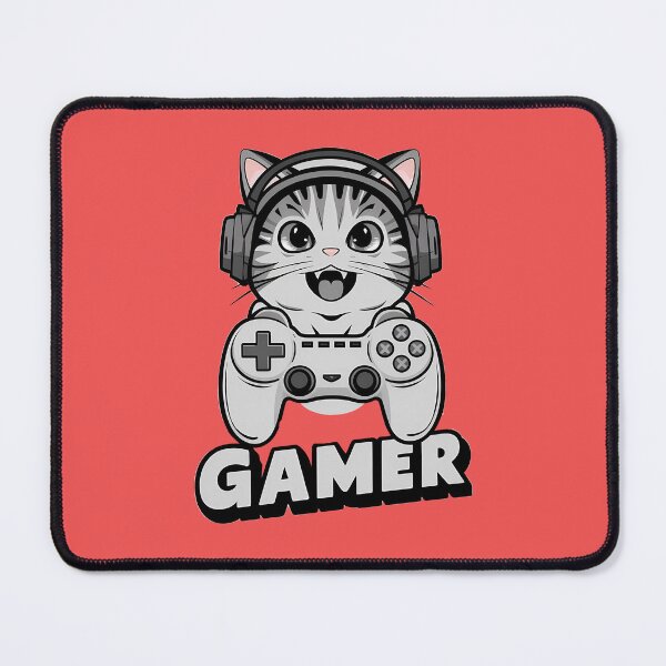 Item preview, Geek Cat: The Ultimate Gamer designed and sold by LV-creator.