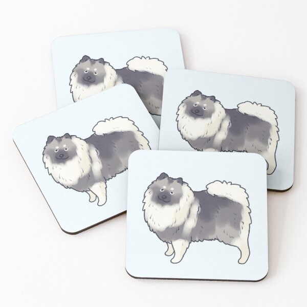 Item preview, Keeshond dog illustration  designed and sold by Artofmayara.