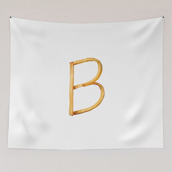 Item preview, Artistic Alphabet Fries: The Letter B in Crispy, Golden Glory designed and sold by uncoXab.