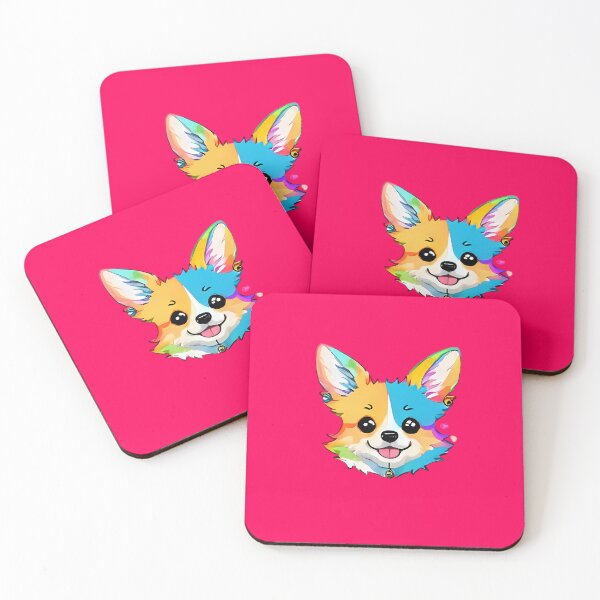 Item preview, Rainbow Corgi: Prideful and Stylish designed and sold by WitMeme.