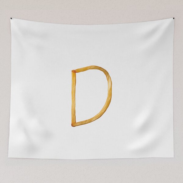 Item preview,  Artistic Alphabet Fries: The Letter D in Crispy, Golden Glory designed and sold by uncoXab.