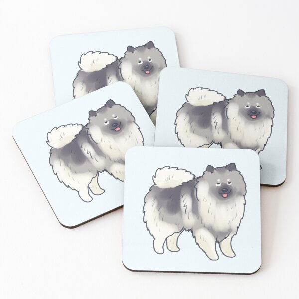 Item preview, Cute Keeshond dog illustration  designed and sold by Artofmayara.