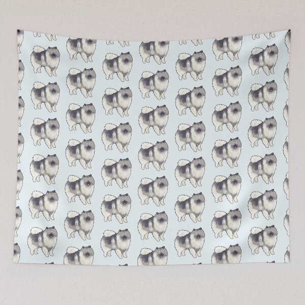 Item preview, Cute Keeshond dog illustration  designed and sold by Artofmayara.