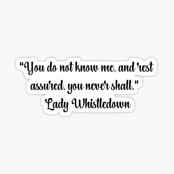 Aperçu de l'œuvre Citations de Lady Whistledown | La Chronique des Bridgerton | Netflix créée et vendue par Zibis09.