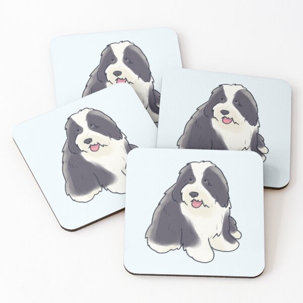Item preview, bearded collie dog art designed and sold by Artofmayara.