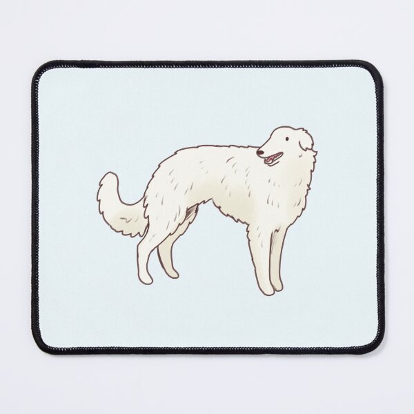 Item preview, White borzoi designed and sold by Artofmayara.