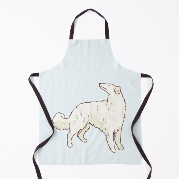 Item preview, White borzoi dog designed and sold by Artofmayara.