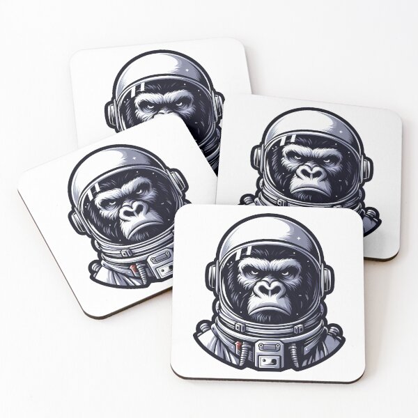 Item preview, Explorador espacial - Astronauta gorila designed and sold by Apex-Ape.
