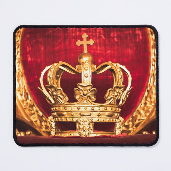 Item preview, Ancient crown on red velvet. Antique symbol of authority, luxury, monarchy, nobility designed and sold by Paolo Modena Photography - Fine Italian Art.