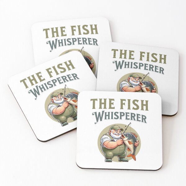 Item preview, The fish whisperer Gramps designed and sold by BritishDelights.
