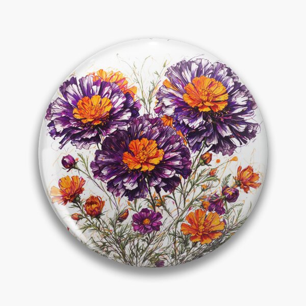Item preview, Marigolds & Cosmos designed and sold by Sadia  Jannat.