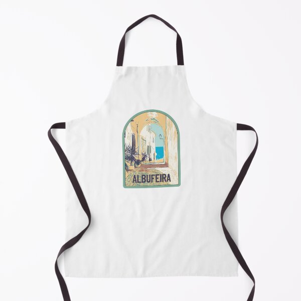 Item preview, Illustration of a Picturesque Street in Albufeira's Old Town, Algarve, Portugal designed and sold by Lemomo-artworks.
