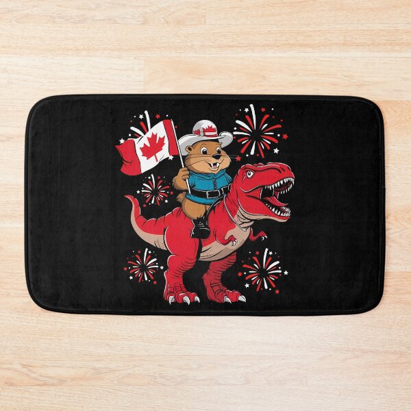 Item preview,  Funny Dino Canadian Groundhog Happy Canada Day Flag Boys Kids designed and sold by JUSTBEELEGANT.