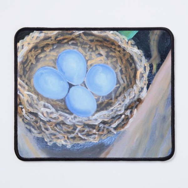 Item preview, Blue eggs in a nest designed and sold by annenambiro.