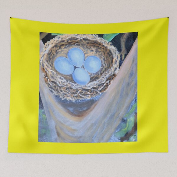 Item preview, Blue eggs in a nest designed and sold by annenambiro.