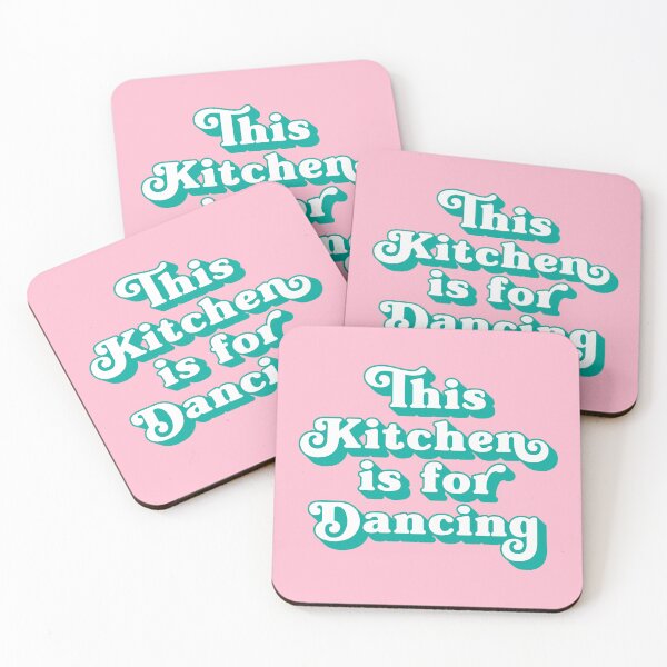 Item preview, This kitchen is for dancing (pink & green tone) designed and sold by Paigaam.