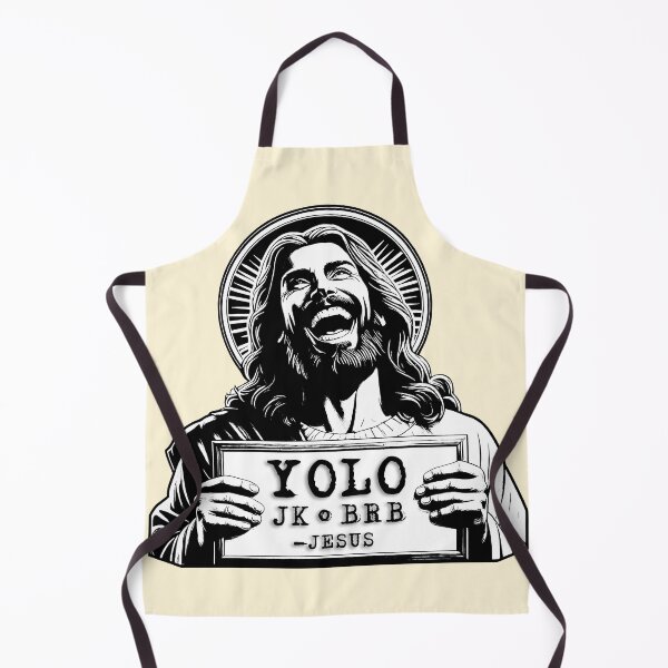 Item preview, YOLO JK BRB Jesus designed and sold by plushism.