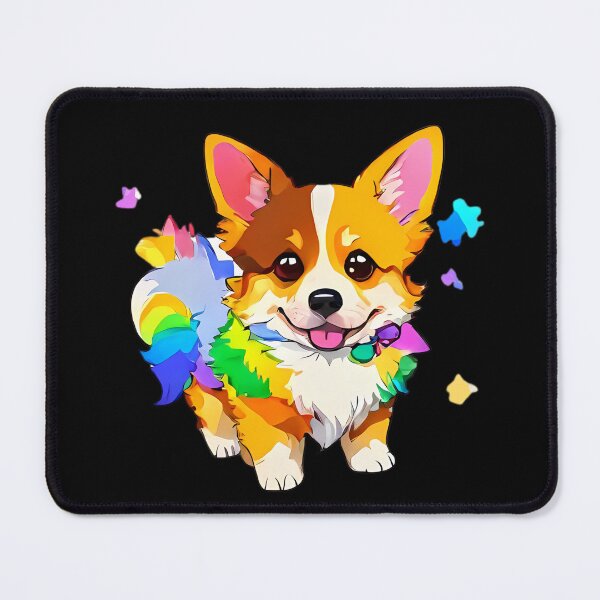 Item preview, Prideful and Playful Corgi: Rainbow Fashion Tee designed and sold by WitMeme.