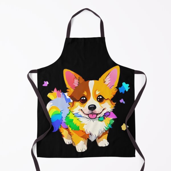 Item preview, Prideful and Playful Corgi: Rainbow Fashion Tee designed and sold by WitMeme.
