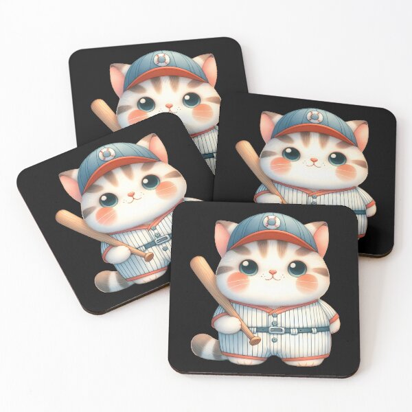Item preview, Funny animals. Baseball graphics with a cat designed and sold by BanShopDG.