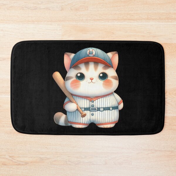 Item preview, Funny animals. Baseball graphics with a cat designed and sold by BanShopDG.