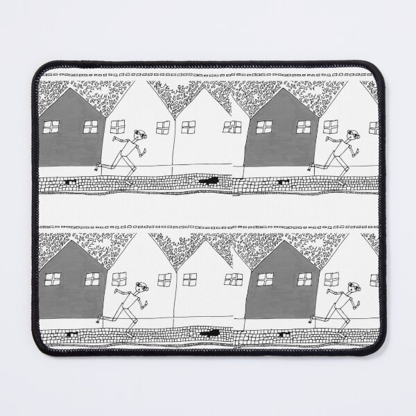 Item preview, Drawing illustration running in town designed and sold by Carré Comme Orange.