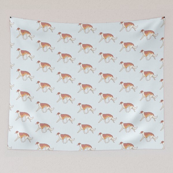 Item preview, Cute borzoi dog drawing  designed and sold by Artofmayara.