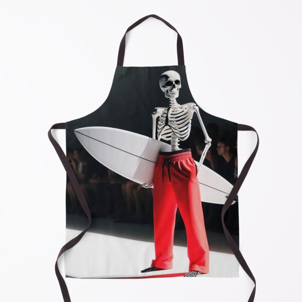 Item preview, Skeleton, Fashion Show, Red Shorts, Holding a Surfboard designed and sold by GaborSkeleton.