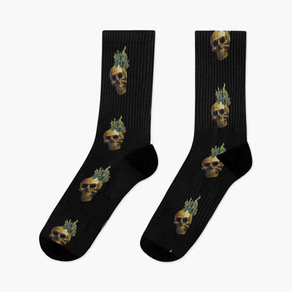 Item preview, Embroidered skull designed and sold by Glenbobagins.