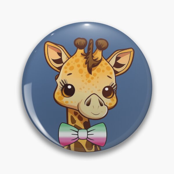 Item preview, Cute Giraffe with Abrosexual Pride Flag Bowtie, Kawaii Abrosexual Pride Design  designed and sold by Travelslightly.