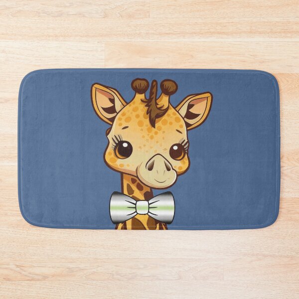 Item preview, Cute Giraffe with Agender Pride Flag Bowtie, Kawaii Agender Pride Design  designed and sold by Travelslightly.